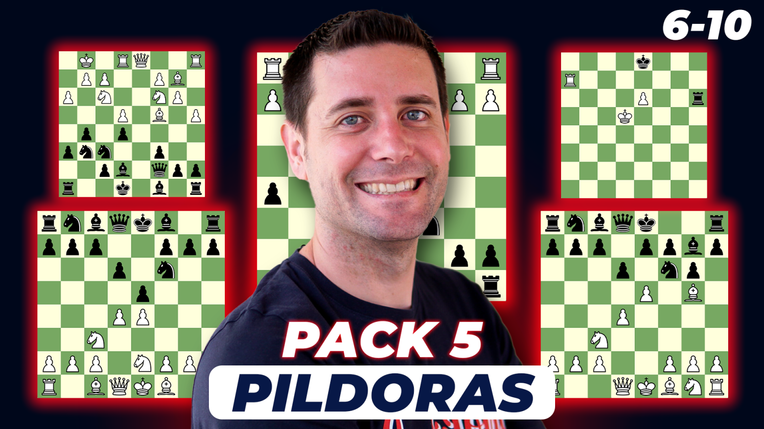 Pack Píldoras de Ajedrez 6 a 10