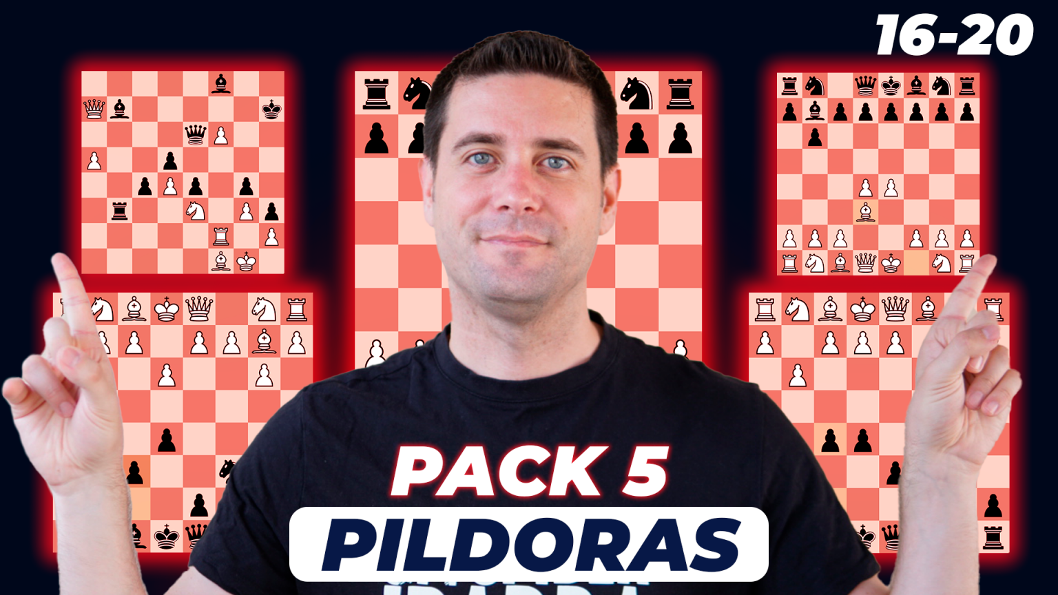 Pack Píldoras de Ajedrez 16 a 20